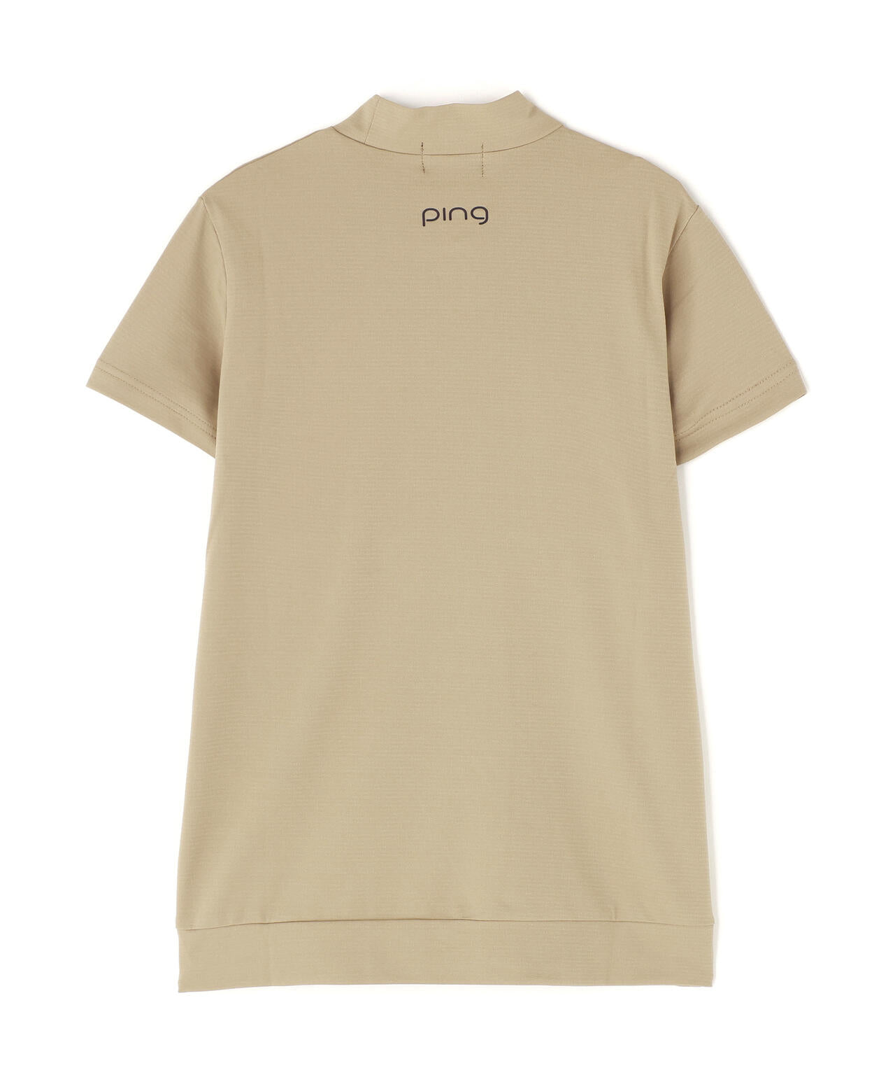 【PING APPAREL】SNAPTEXカノコインレーMr.PINGプリント半袖ハイネックカットソー <NATIVE> (LADIES)