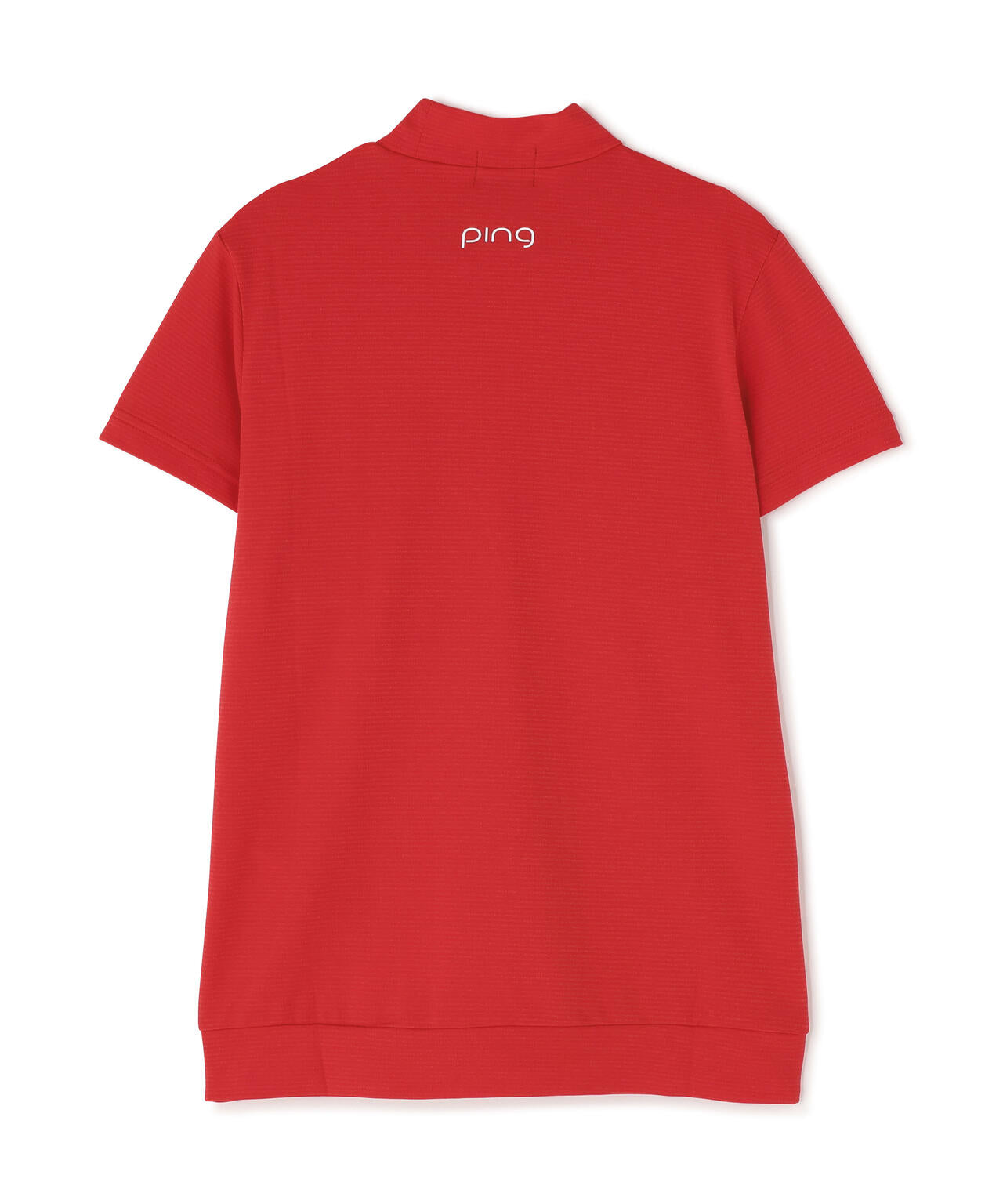 【PING APPAREL】SNAPTEXカノコインレーMr.PINGプリント半袖ハイネックカットソー <NATIVE> (LADIES)