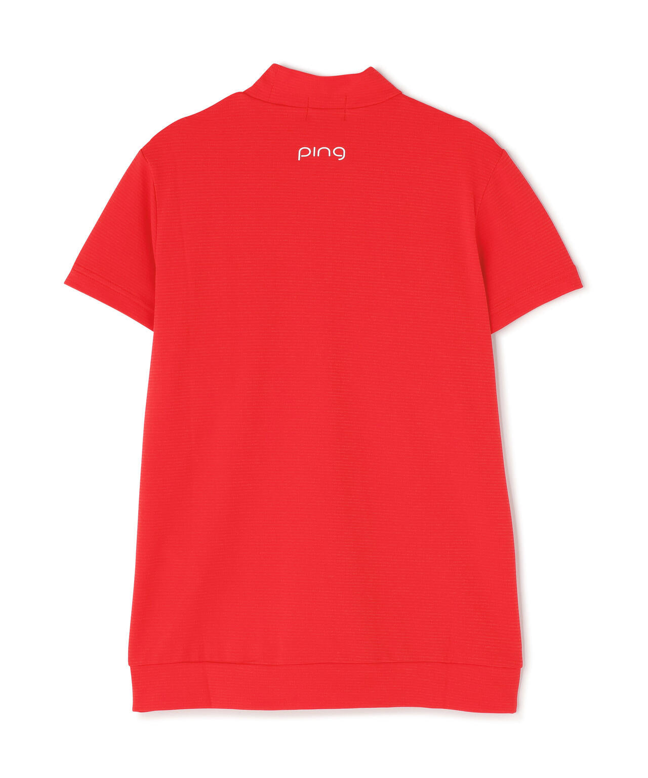 【PING APPAREL】SNAPTEXカノコインレーMr.PINGプリント半袖ハイネックカットソー <NATIVE> (LADIES)