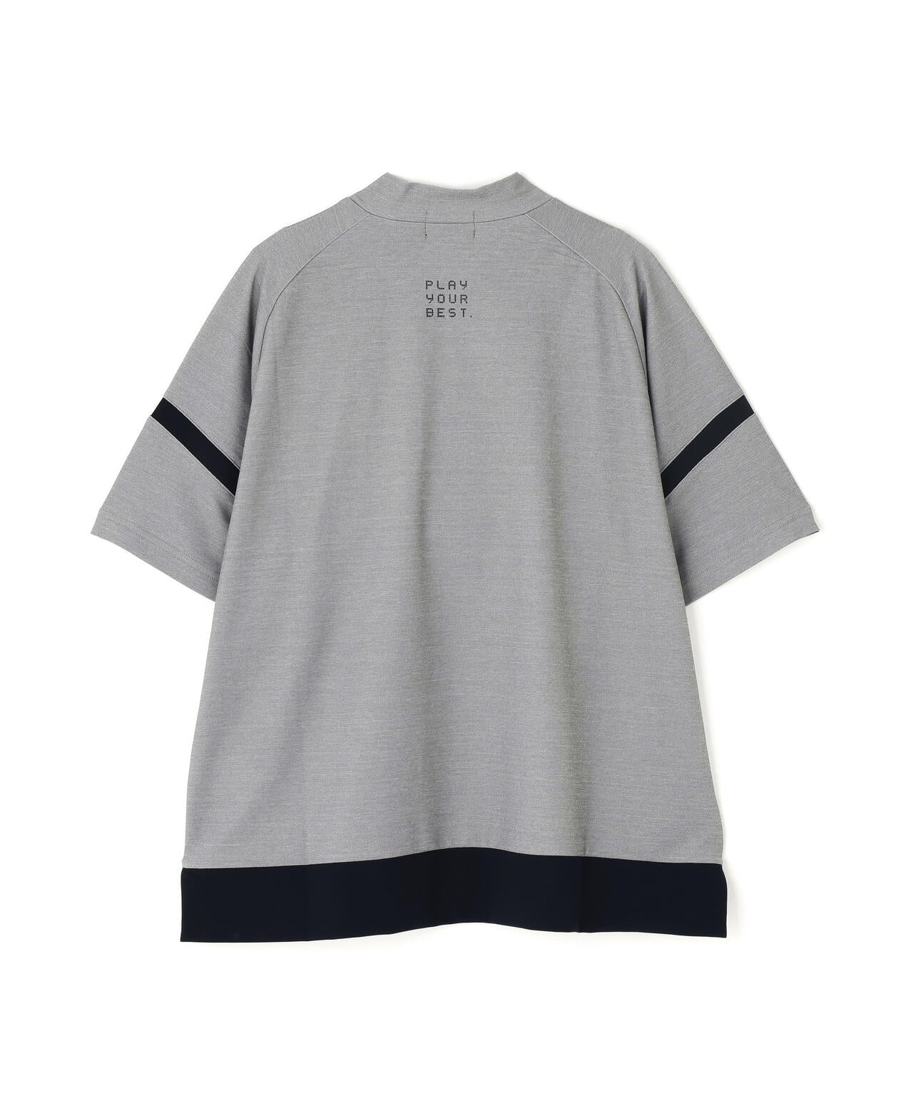 【PING APPAREL】レイブロックエコ配色切替半袖ハイネックシャツ <PERFORMANCE> (LADIES)