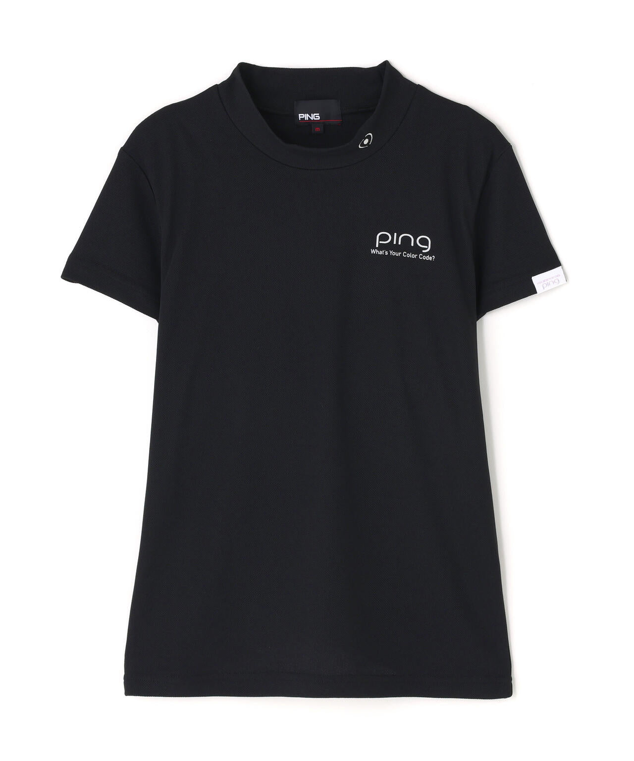 【PING APPAREL】【10カラーシリーズ】PEカノコ半袖ハイネックシャツ <NATIVE> (LADIES)