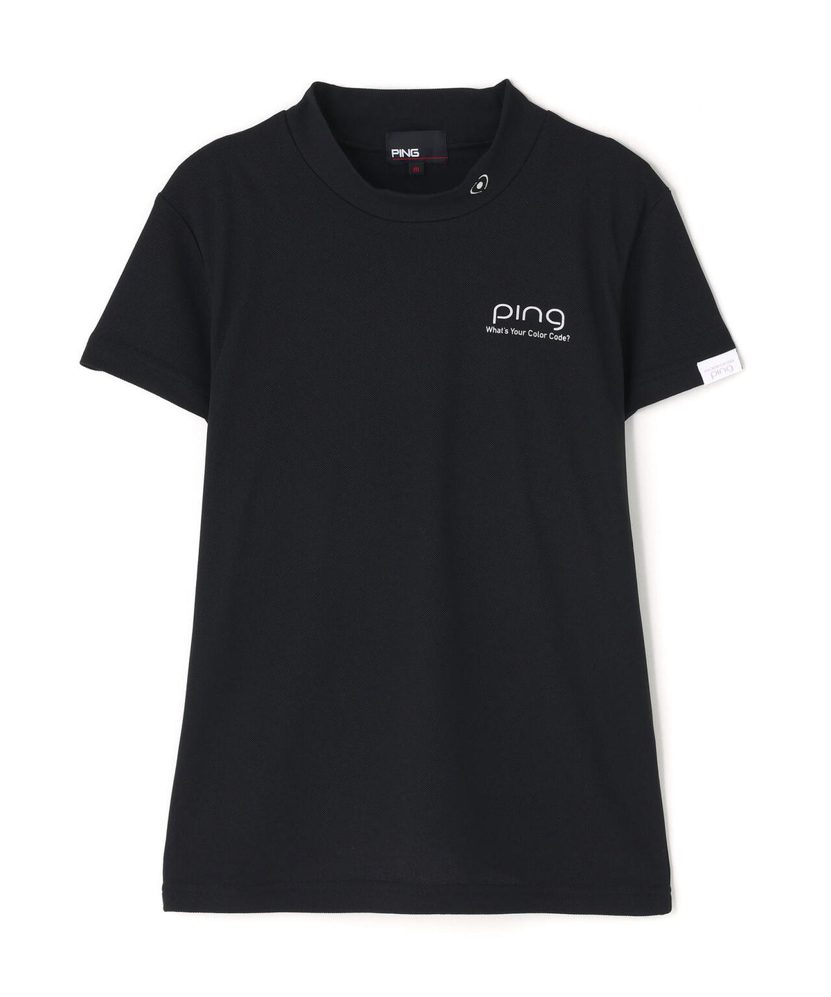 【PING APPAREL】【10カラーシリーズ】PEカノコ半袖ハイネックシャツ <NATIVE> (LADIES)
