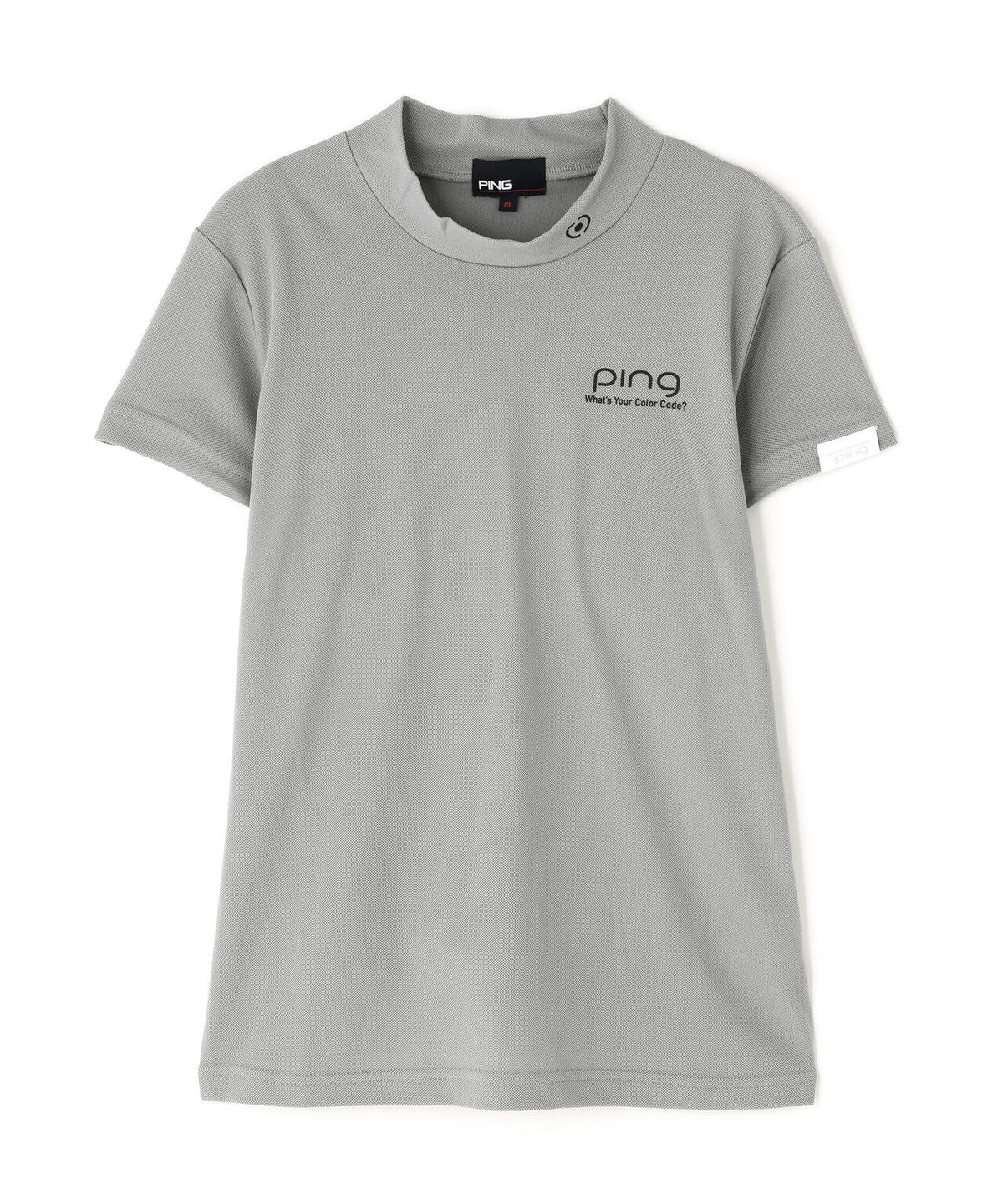 【PING APPAREL】【10カラーシリーズ】PEカノコ半袖ハイネックシャツ <NATIVE> (LADIES)