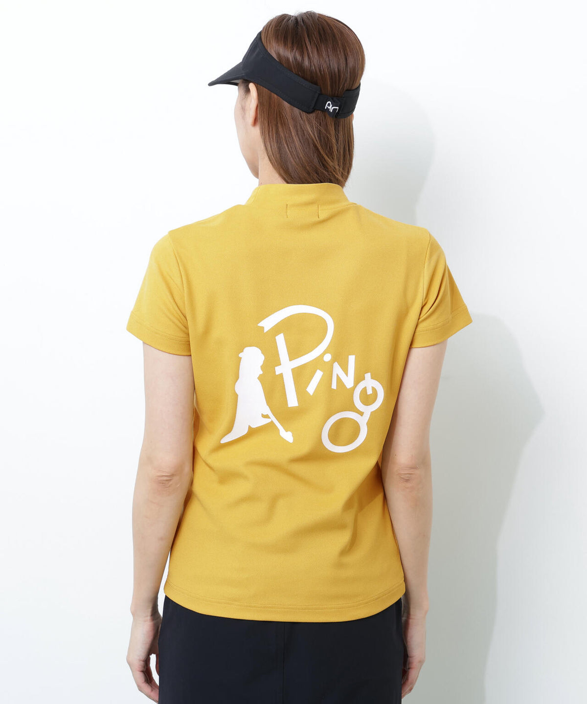 【PING APPAREL】【10カラーシリーズ】PEカノコ半袖ハイネックシャツ <NATIVE> (LADIES)