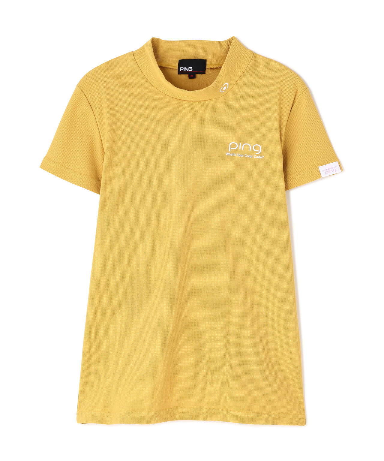 【PING APPAREL】【10カラーシリーズ】PEカノコ半袖ハイネックシャツ <NATIVE> (LADIES)