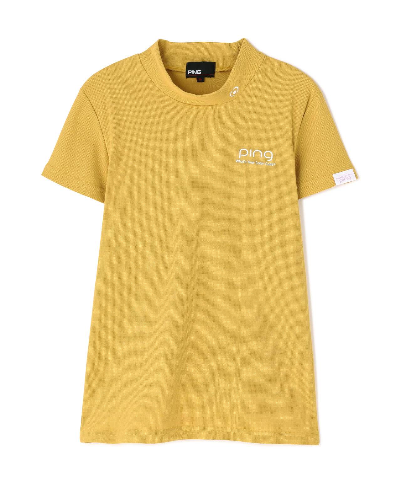 【PING APPAREL】【10カラーシリーズ】PEカノコ半袖ハイネックシャツ <NATIVE> (LADIES)