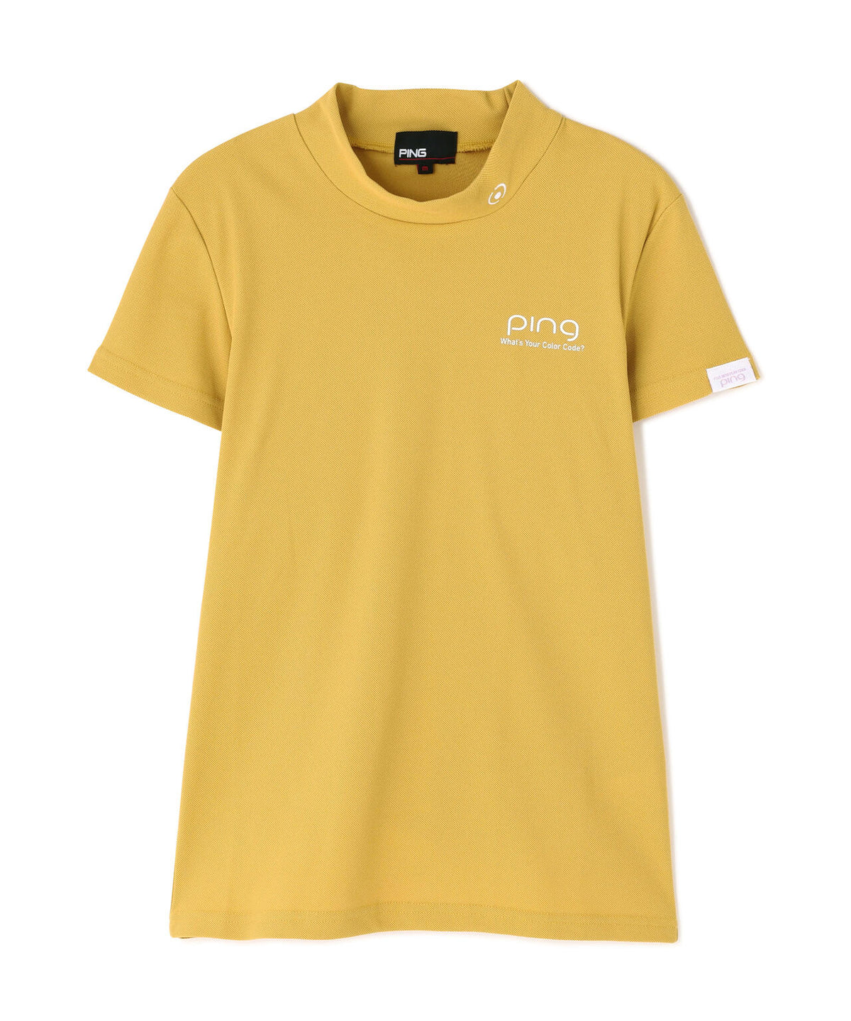 【PING APPAREL】【10カラーシリーズ】PEカノコ半袖ハイネックシャツ <NATIVE> (LADIES)