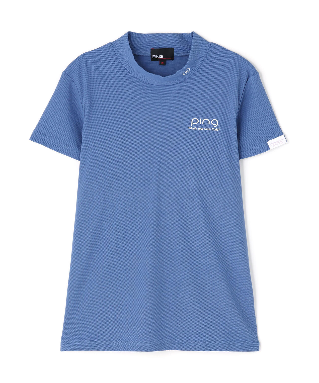 【PING APPAREL】【10カラーシリーズ】PEカノコ半袖ハイネックシャツ <NATIVE> (LADIES)