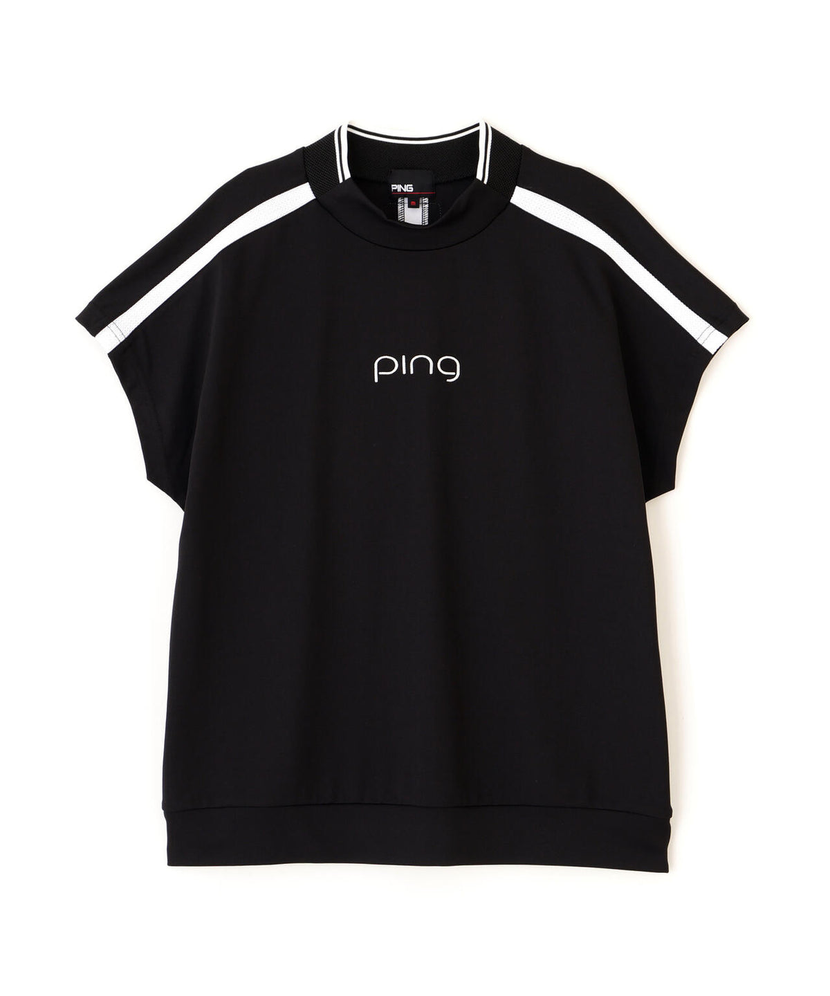 【PING APPAREL】テラカノコ半袖ハイネックシャツ <GOLD> (LADIES)