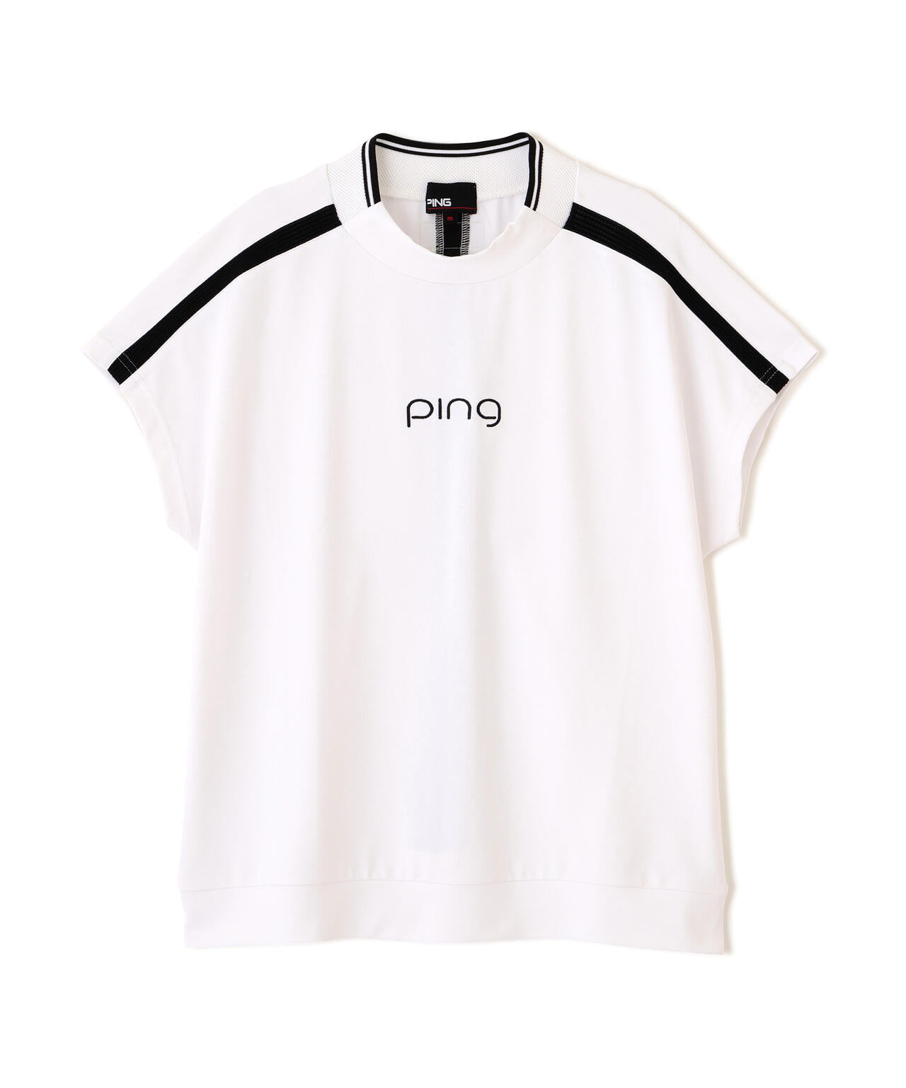 【PING APPAREL】テラカノコ半袖ハイネックシャツ <GOLD> (LADIES)