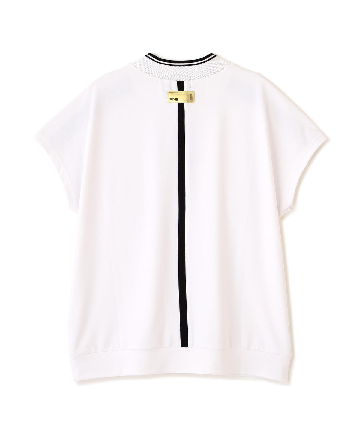 【PING APPAREL】テラカノコ半袖ハイネックシャツ <GOLD> (LADIES)