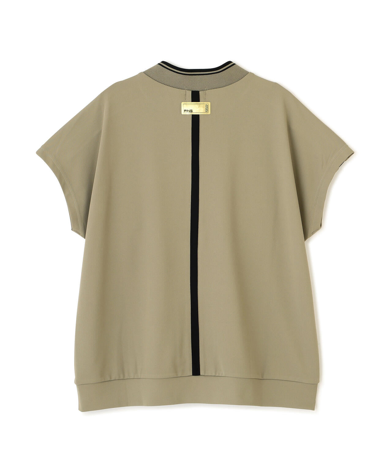 【PING APPAREL】テラカノコ半袖ハイネックシャツ <GOLD> (LADIES)