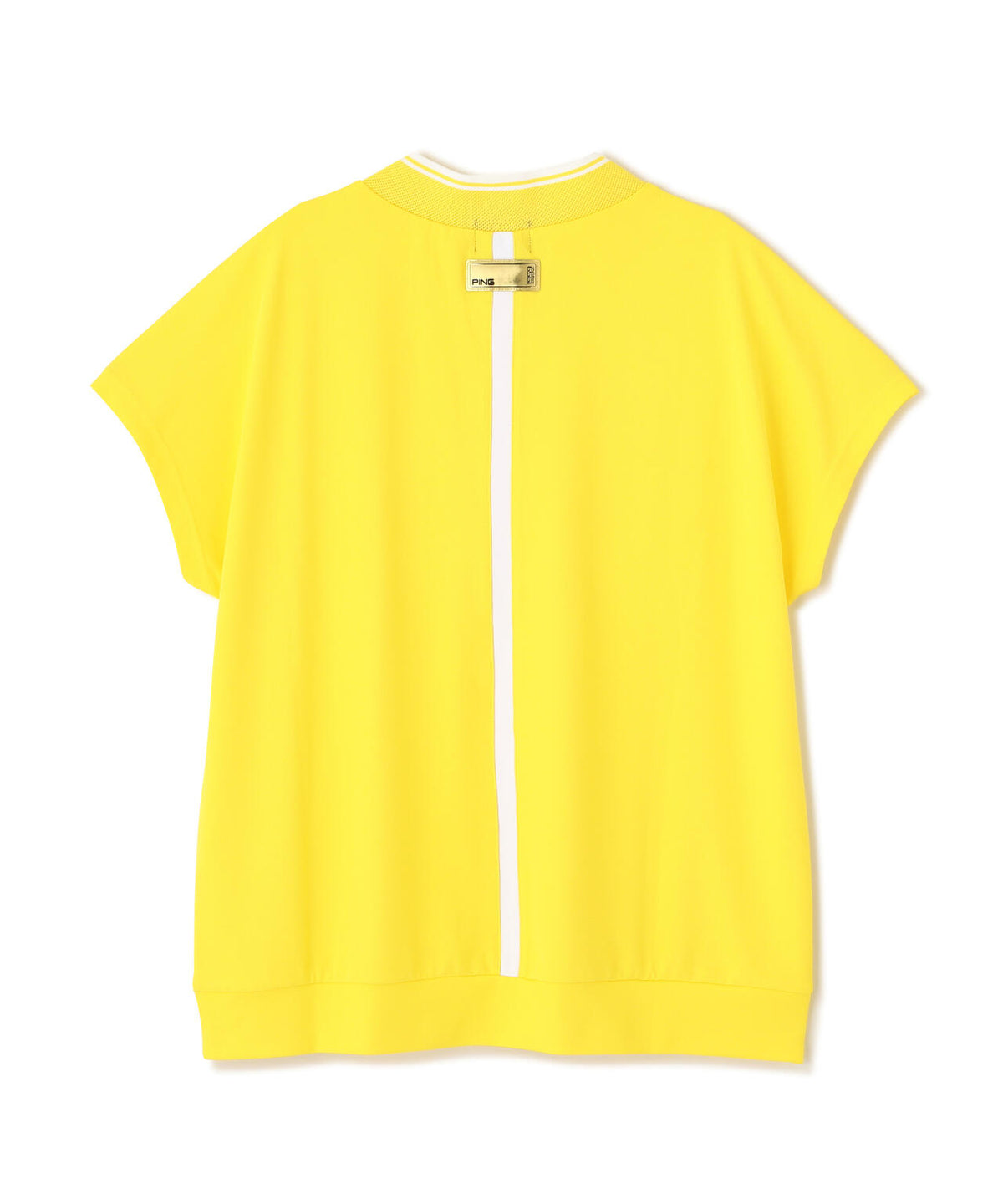 【PING APPAREL】テラカノコ半袖ハイネックシャツ <GOLD> (LADIES)