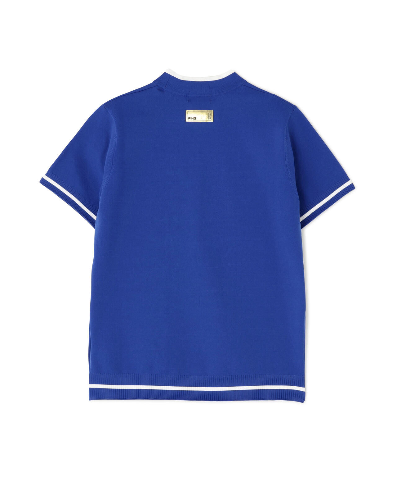 【PING APPAREL】Mr.PINGジャカード半袖ハイネックニット <GOLD> (LADIES)