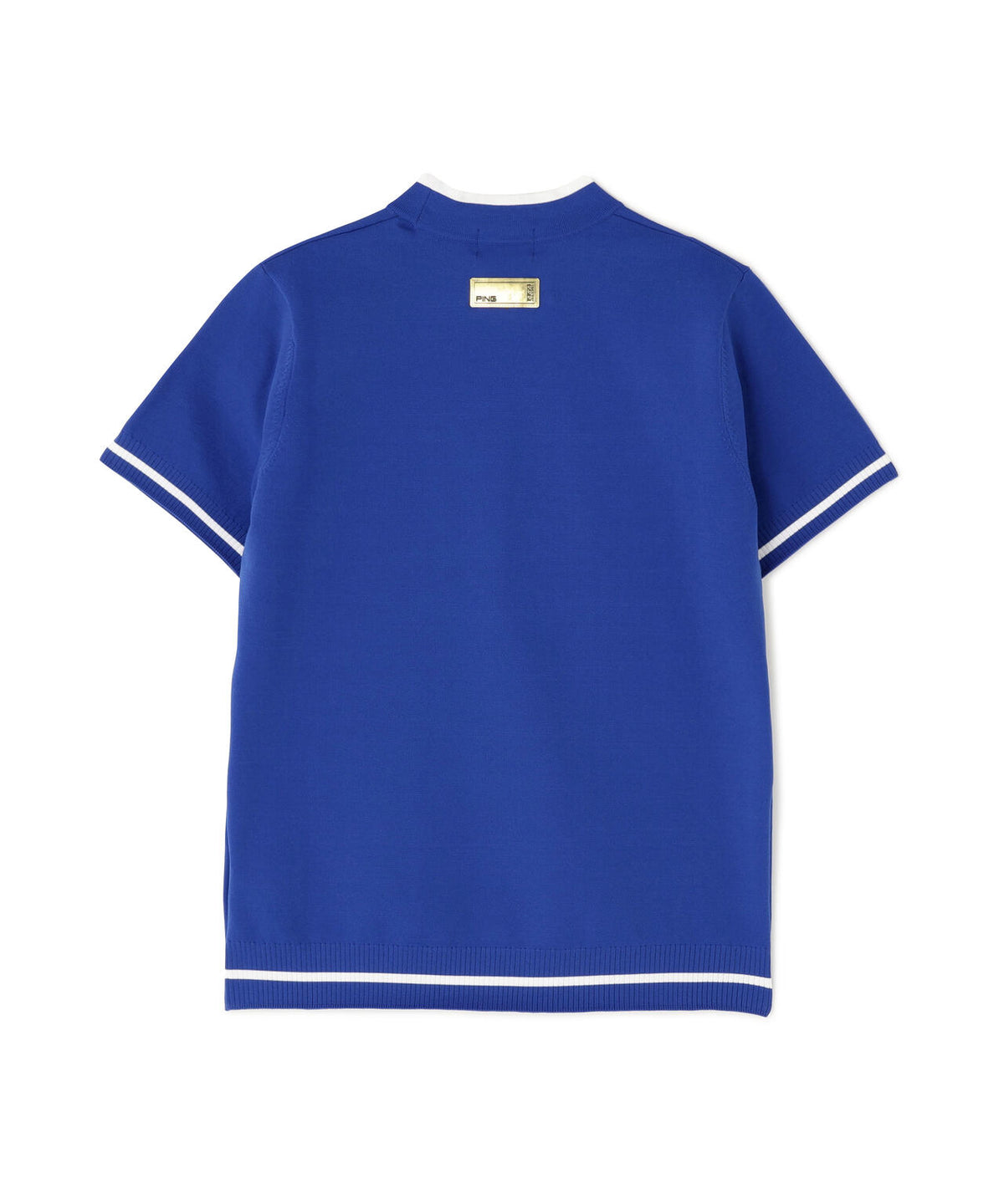 【PING APPAREL】Mr.PINGジャカード半袖ハイネックニット <GOLD> (LADIES)