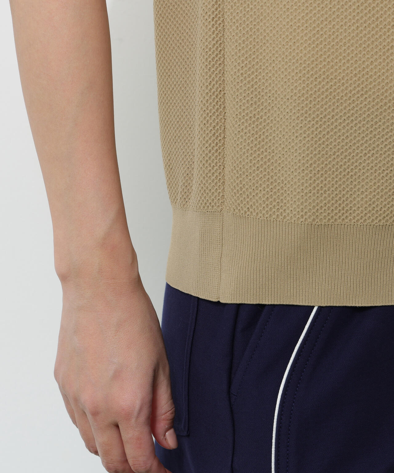 【PING APPAREL】Mr.PINGエンボス半袖ハイネックニット <NATIVE> (LADIES)