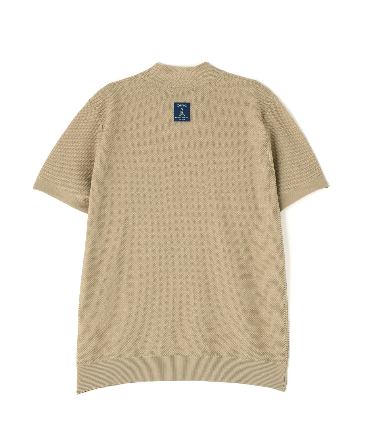 【PING APPAREL】Mr.PINGエンボス半袖ハイネックニット <NATIVE> (LADIES)