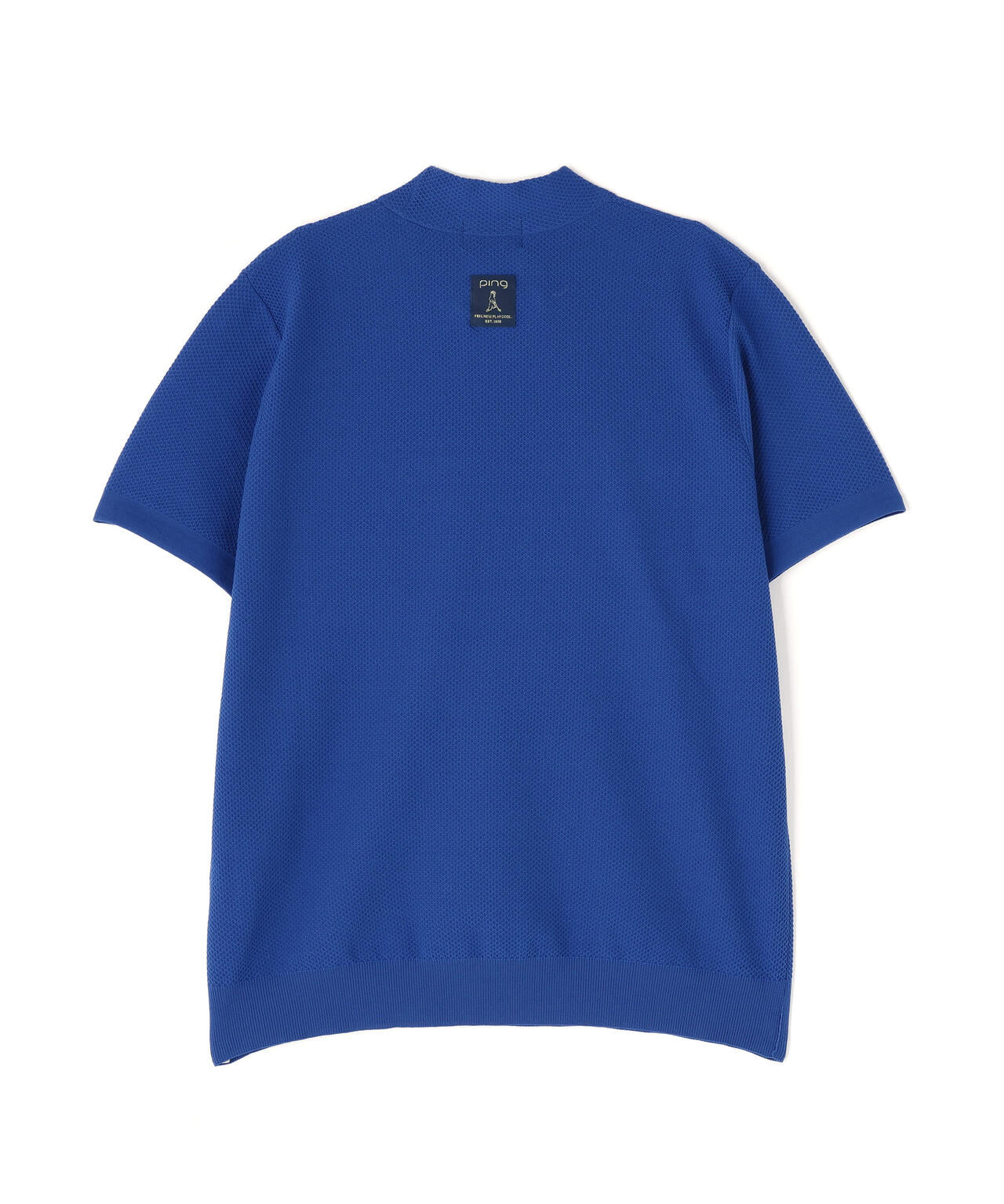 【PING APPAREL】Mr.PINGエンボス半袖ハイネックニット <NATIVE> (LADIES)