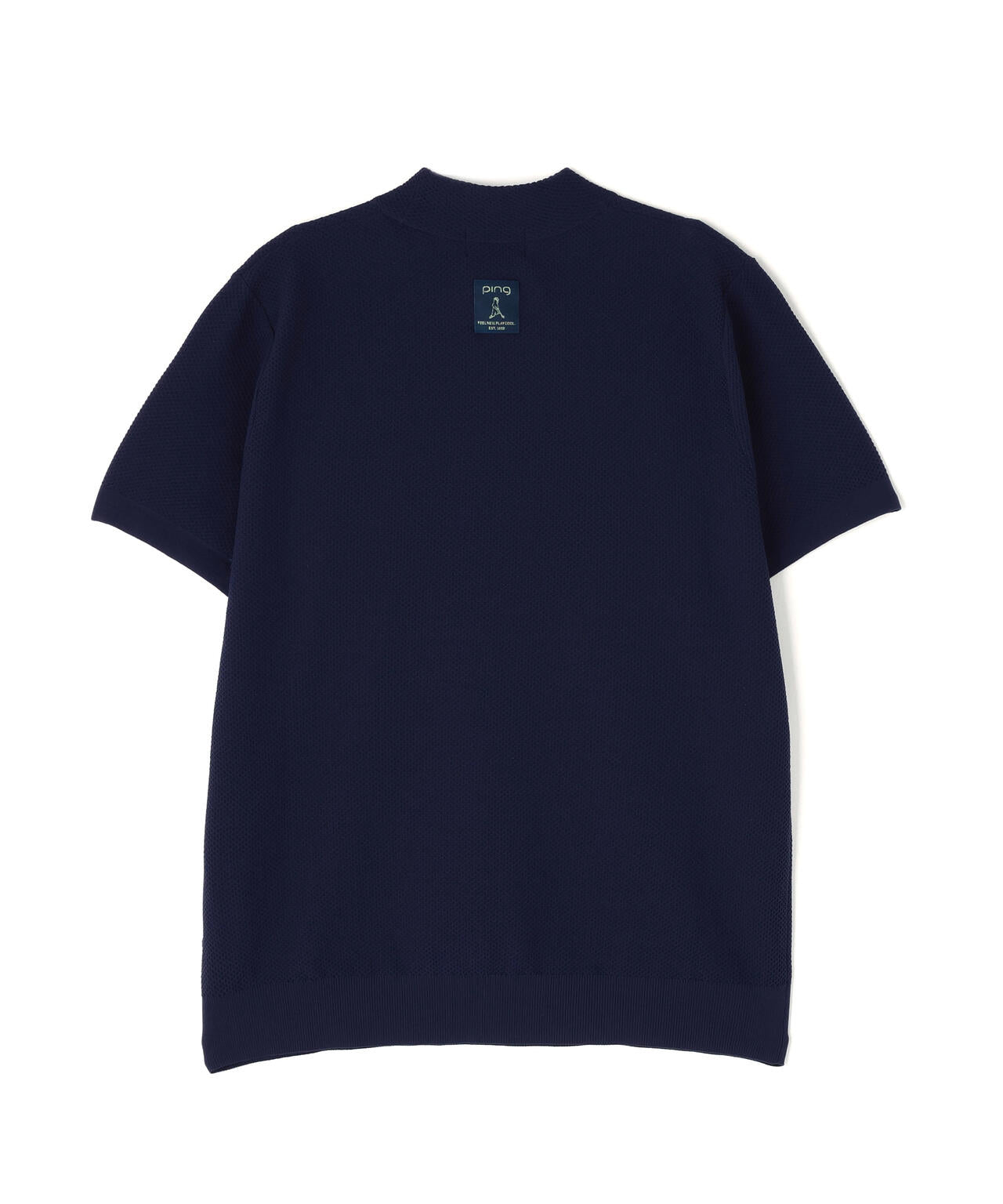 【PING APPAREL】Mr.PINGエンボス半袖ハイネックニット <NATIVE> (LADIES)
