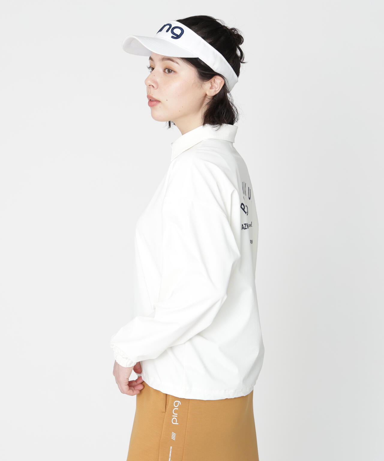 【PING APPAREL】ストレッチ布帛オーバーシャツ (LADIES)