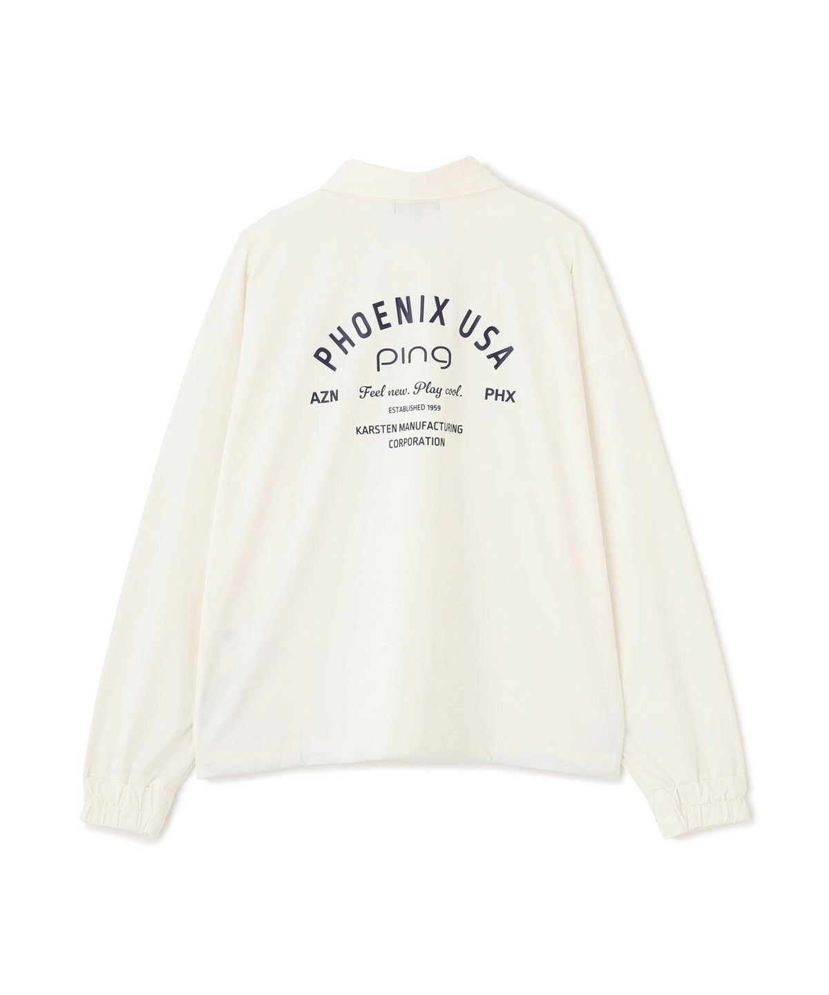 【PING APPAREL】ストレッチ布帛オーバーシャツ (LADIES)