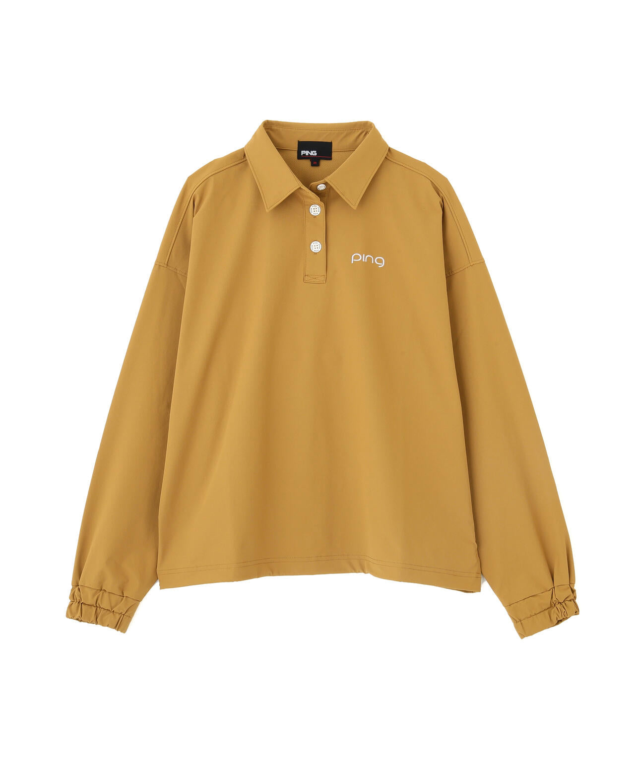 【PING APPAREL】ストレッチ布帛オーバーシャツ (LADIES)