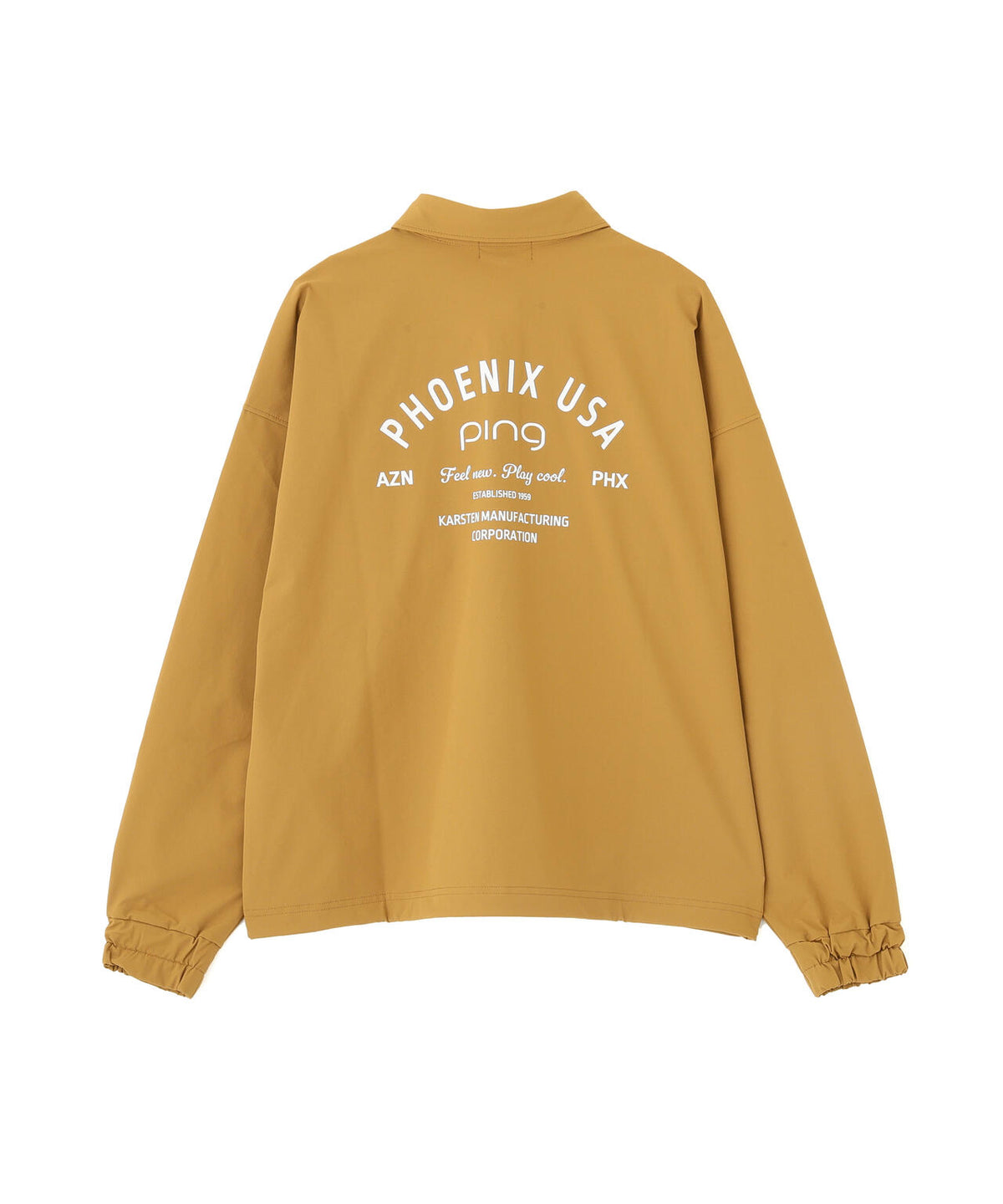 【PING APPAREL】ストレッチ布帛オーバーシャツ (LADIES)