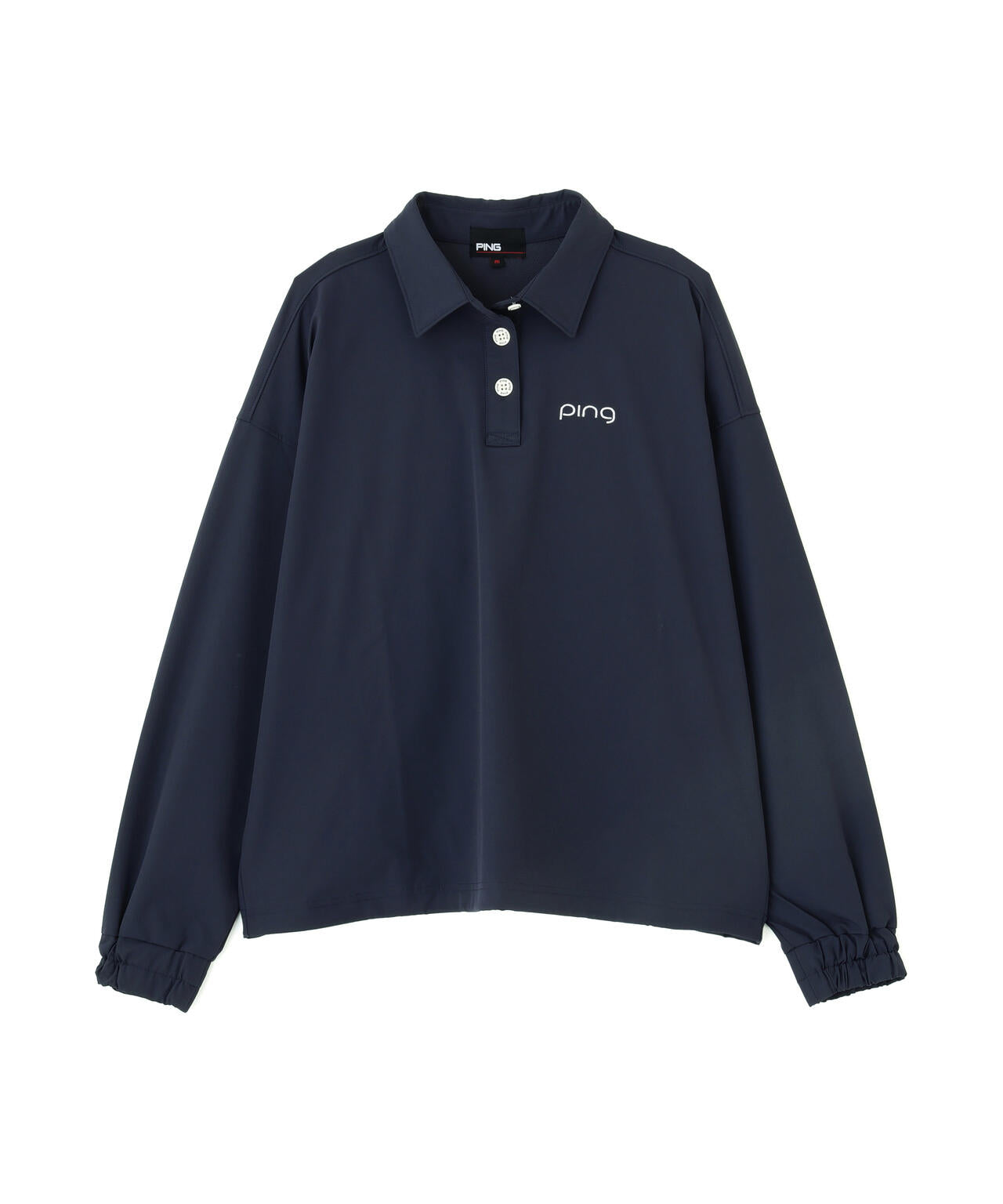 【PING APPAREL】ストレッチ布帛オーバーシャツ (LADIES)