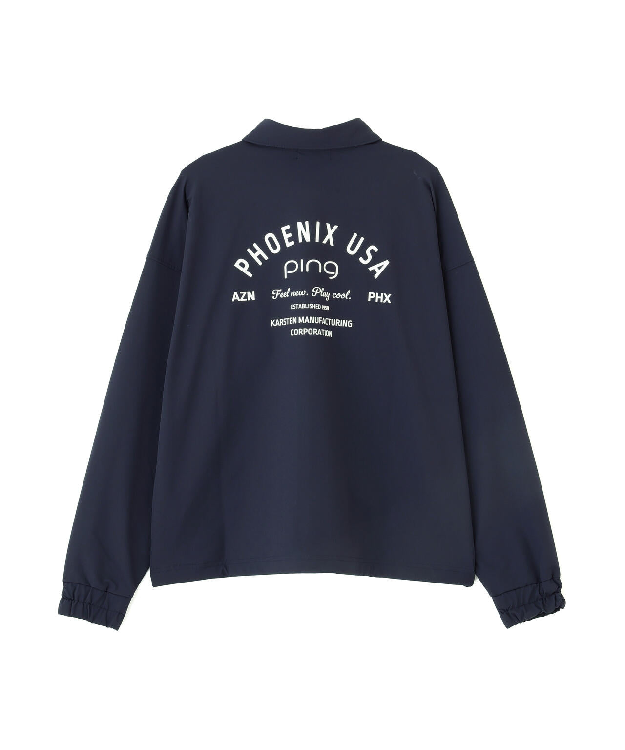 【PING APPAREL】ストレッチ布帛オーバーシャツ (LADIES)