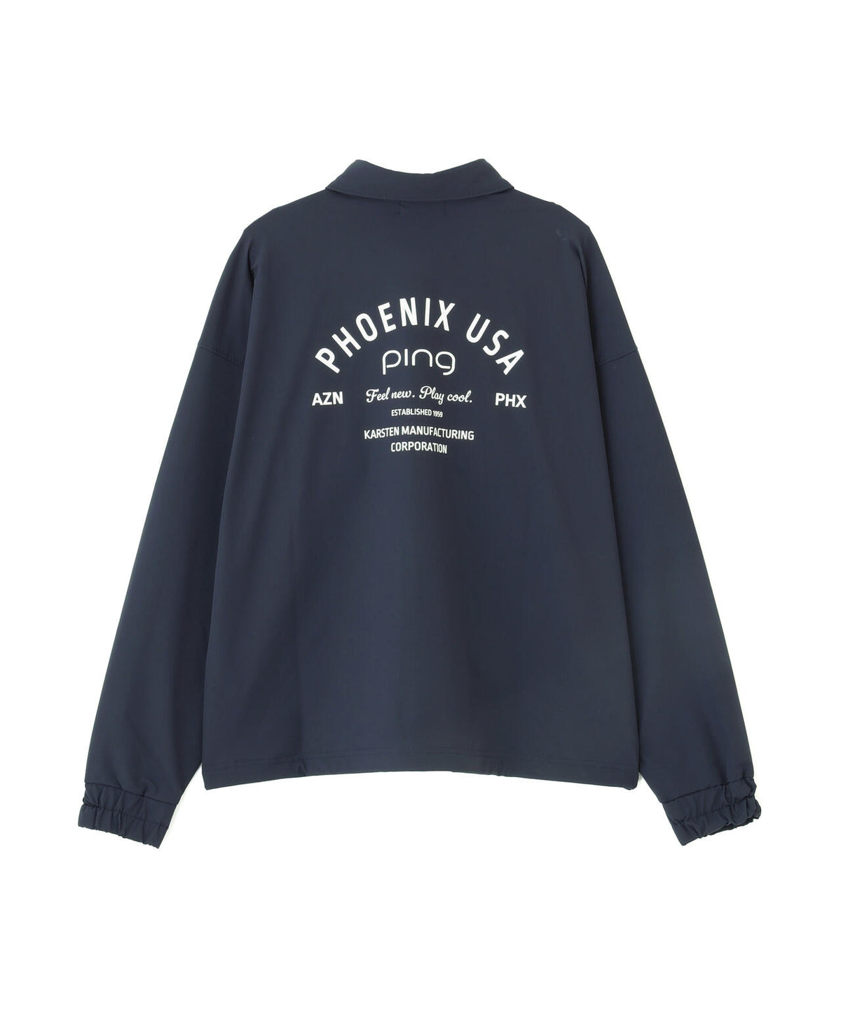 【PING APPAREL】ストレッチ布帛オーバーシャツ (LADIES)