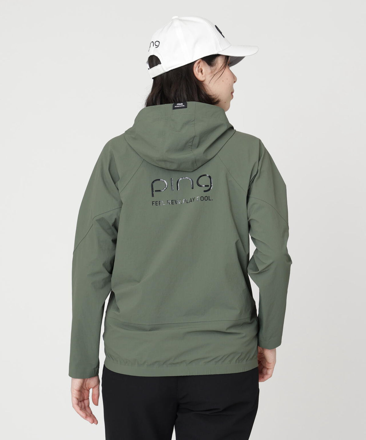 【PING APPAREL】全方向ストレッチフルジップフーディーブルゾン (LADIES)