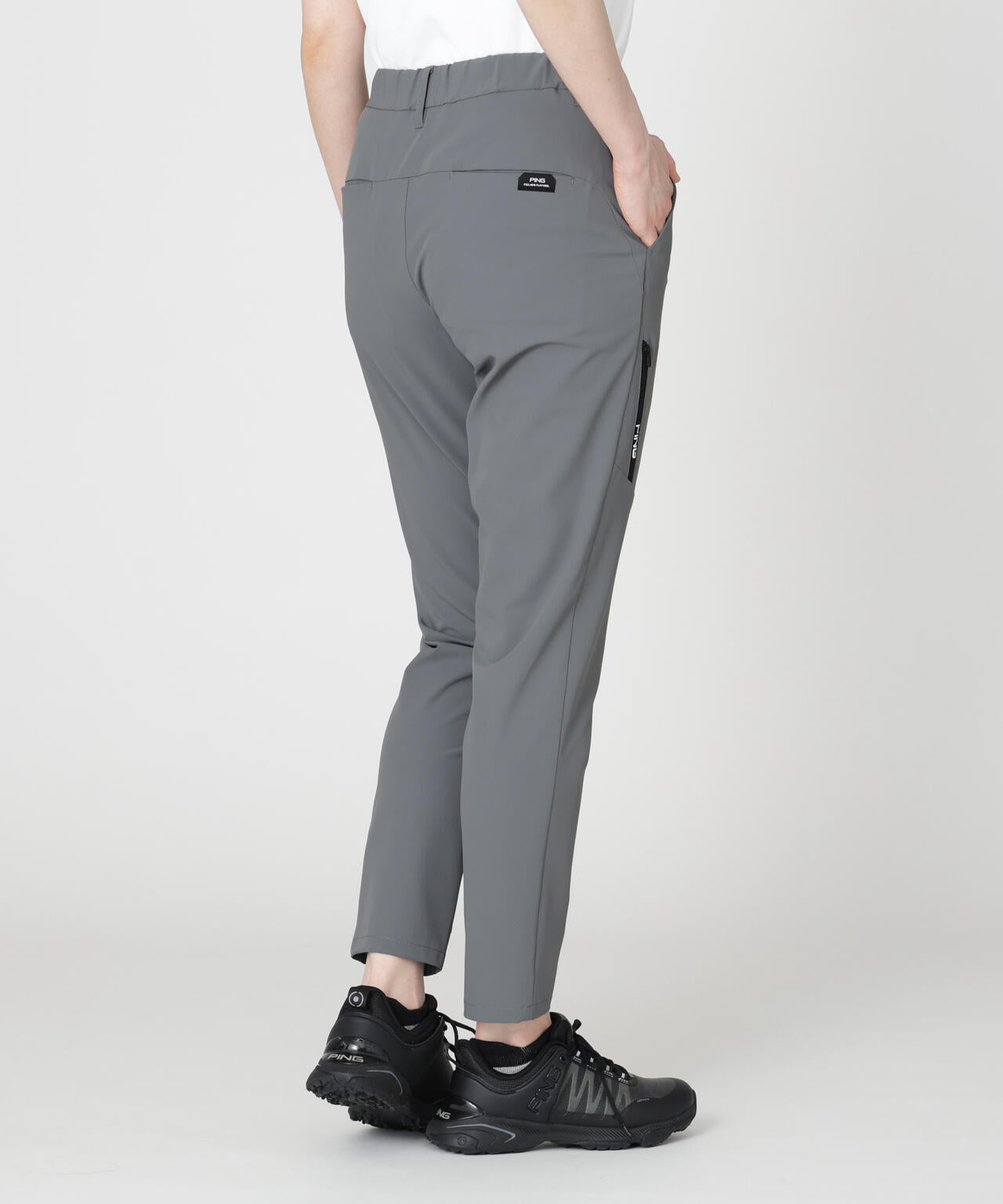 【PING APPAREL】ミニリップストップテーパードパンツ (LADIES)