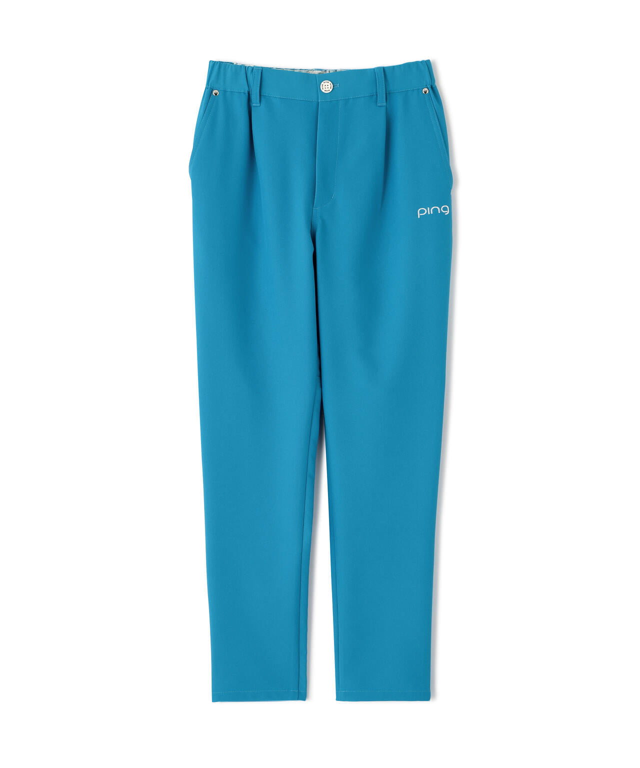 【PING APPAREL】全方向ストレッチ裏グリッドナイロン5ポケットテーパードパンツ (LADIES)