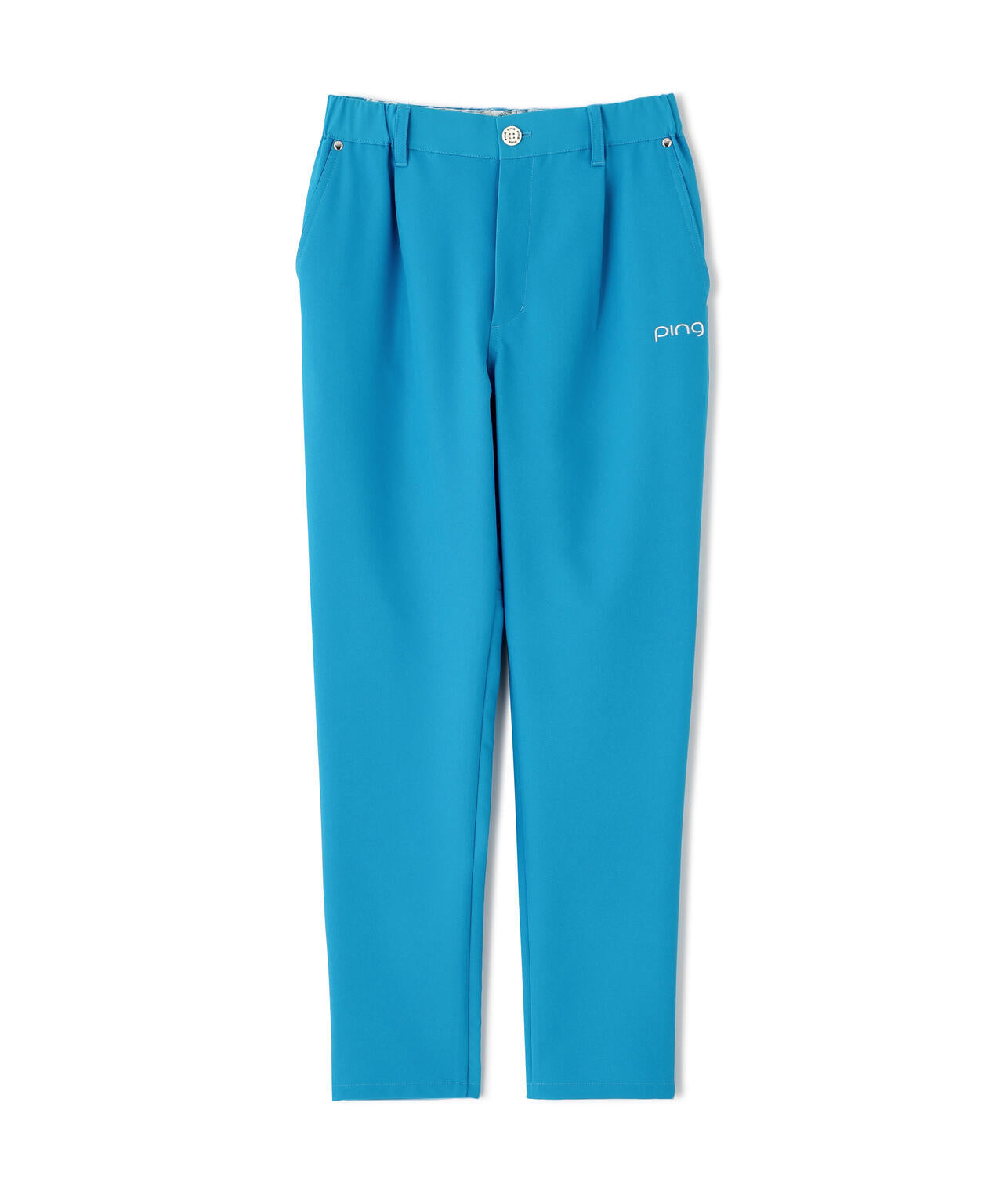 【PING APPAREL】全方向ストレッチ裏グリッドナイロン5ポケットテーパードパンツ (LADIES)