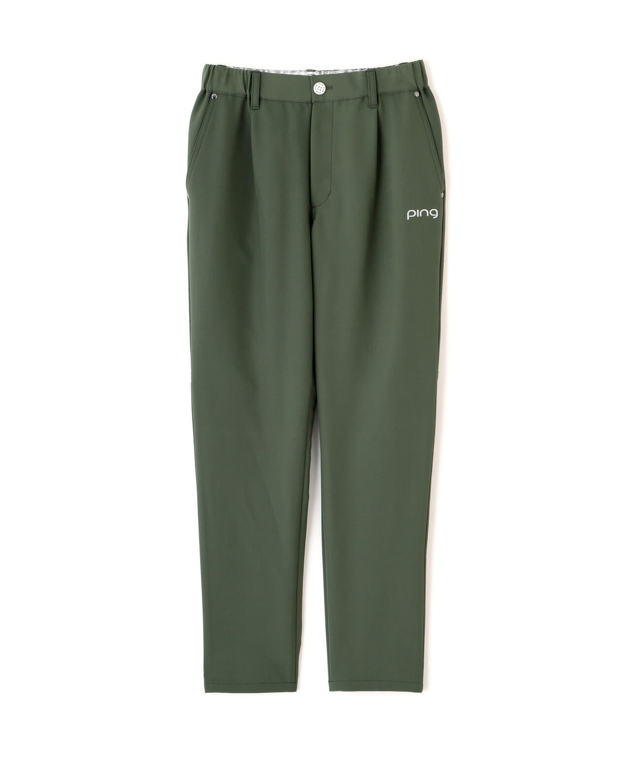 【PING APPAREL】全方向ストレッチ裏グリッドナイロン5ポケットテーパードパンツ (LADIES)