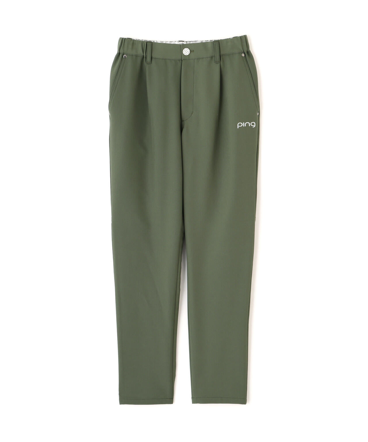 【PING APPAREL】全方向ストレッチ裏グリッドナイロン5ポケットテーパードパンツ (LADIES)