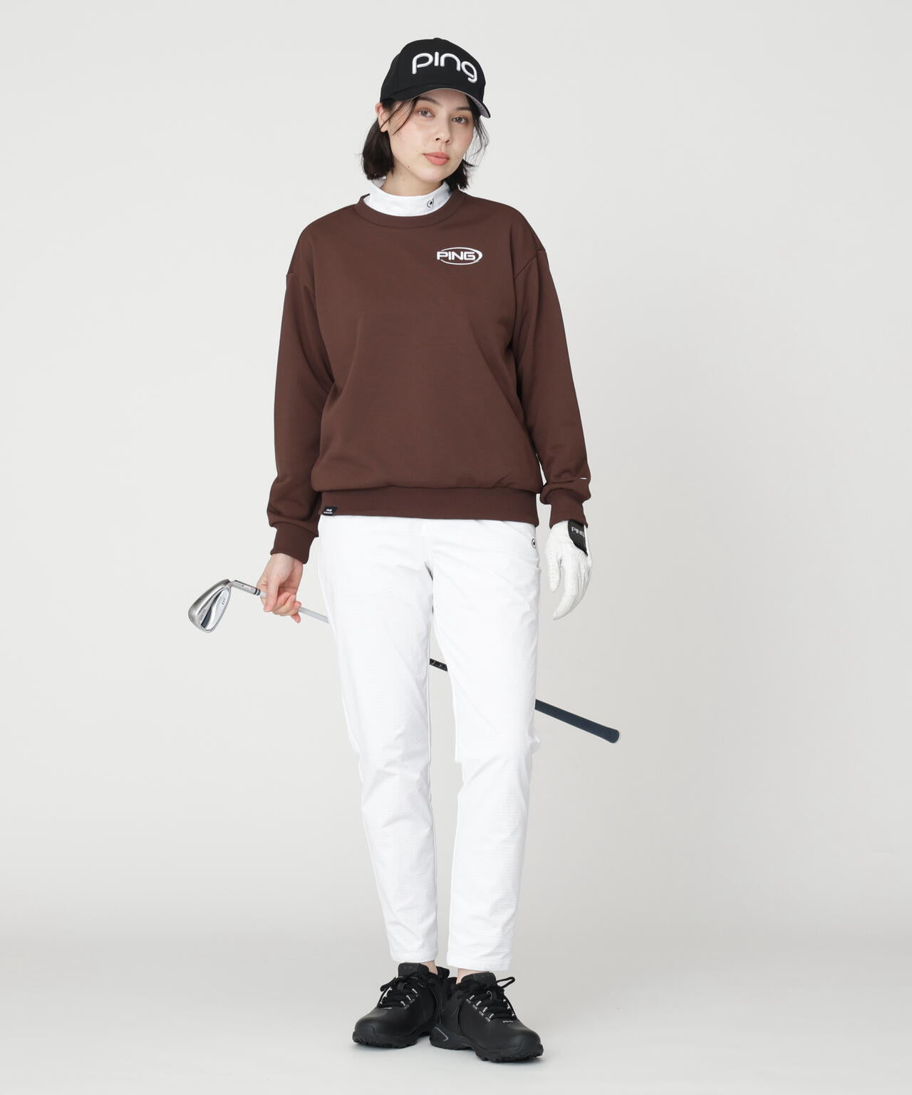 【PING APPAREL】全方向ストレッチ布帛 高機能テーパードパンツ (LADIES)