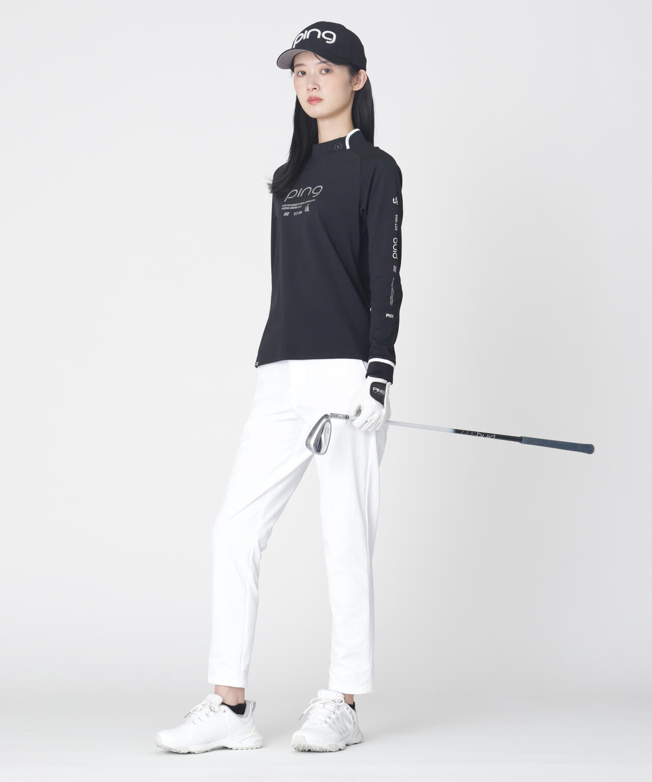【PING APPAREL】全方向ストレッチ布帛 高機能テーパードパンツ (LADIES)