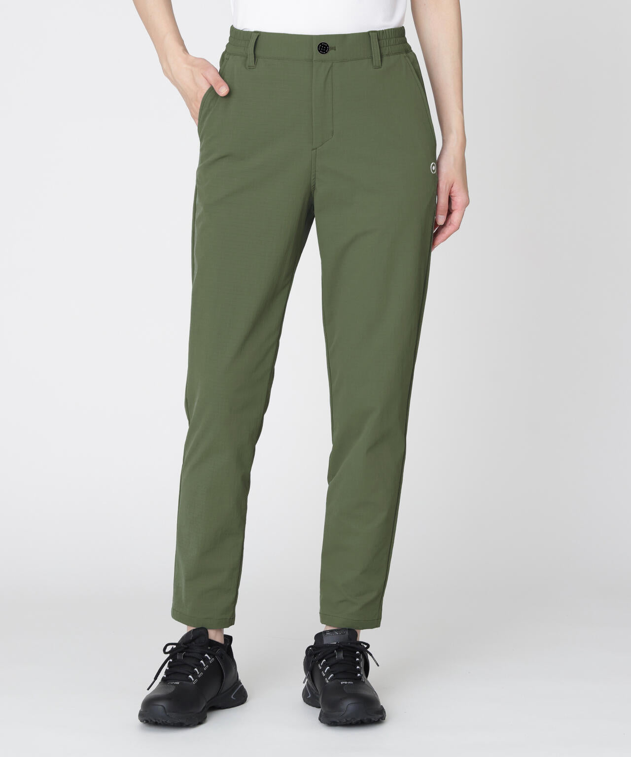 【PING APPAREL】全方向ストレッチ布帛 高機能テーパードパンツ (LADIES)