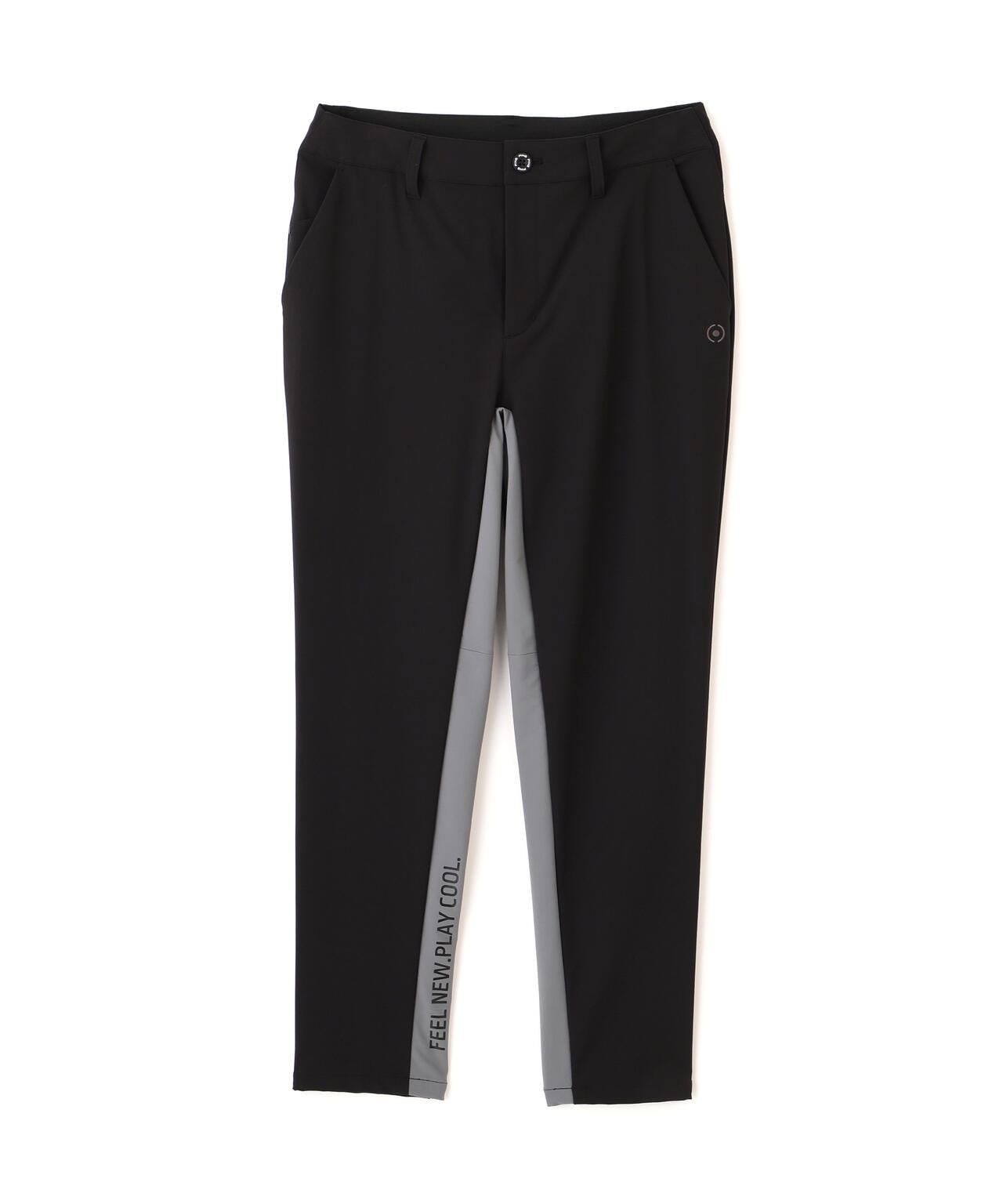【PING APPAREL】全方向ストレッチ二重織 フィット&ストレッチ配色テーパードパンツ (LADIES)
