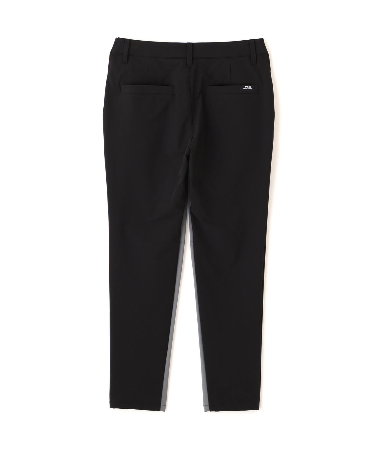 【PING APPAREL】全方向ストレッチ二重織 フィット&ストレッチ配色テーパードパンツ (LADIES)