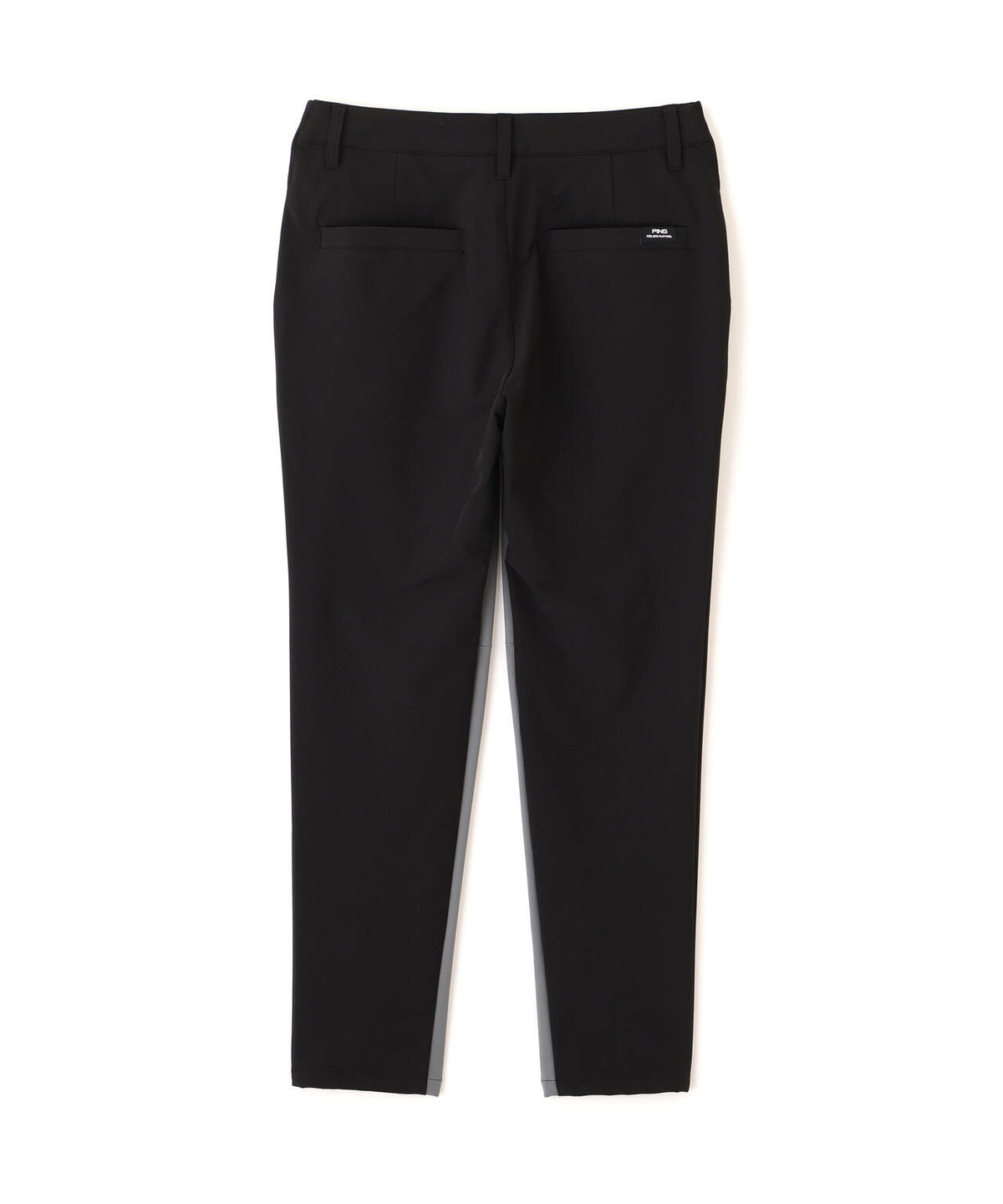 【PING APPAREL】全方向ストレッチ二重織 フィット&ストレッチ配色テーパードパンツ (LADIES)