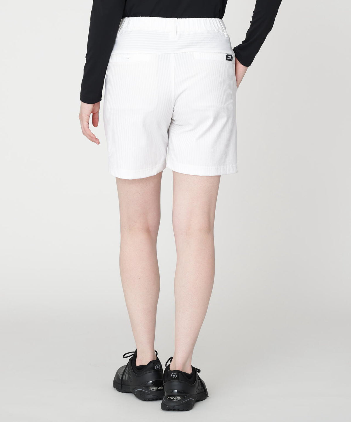 【PING APPAREL】全方向ストレッチシアサッカーショートパンツ (LADIES)