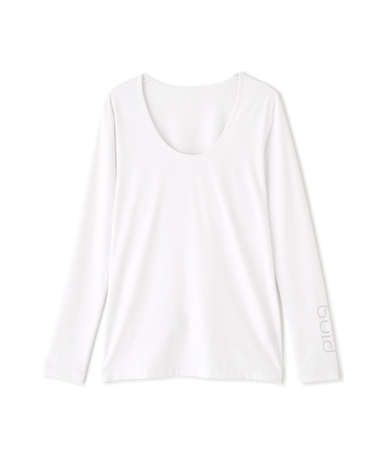 【PING APPAREL】ベア天竺UV接触冷感長袖Uネックインナー (LADIES)