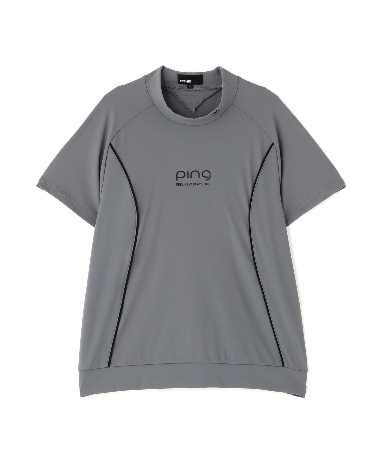 【PING APPAREL】リラックス半袖ハイネックシャツ (LADIES)