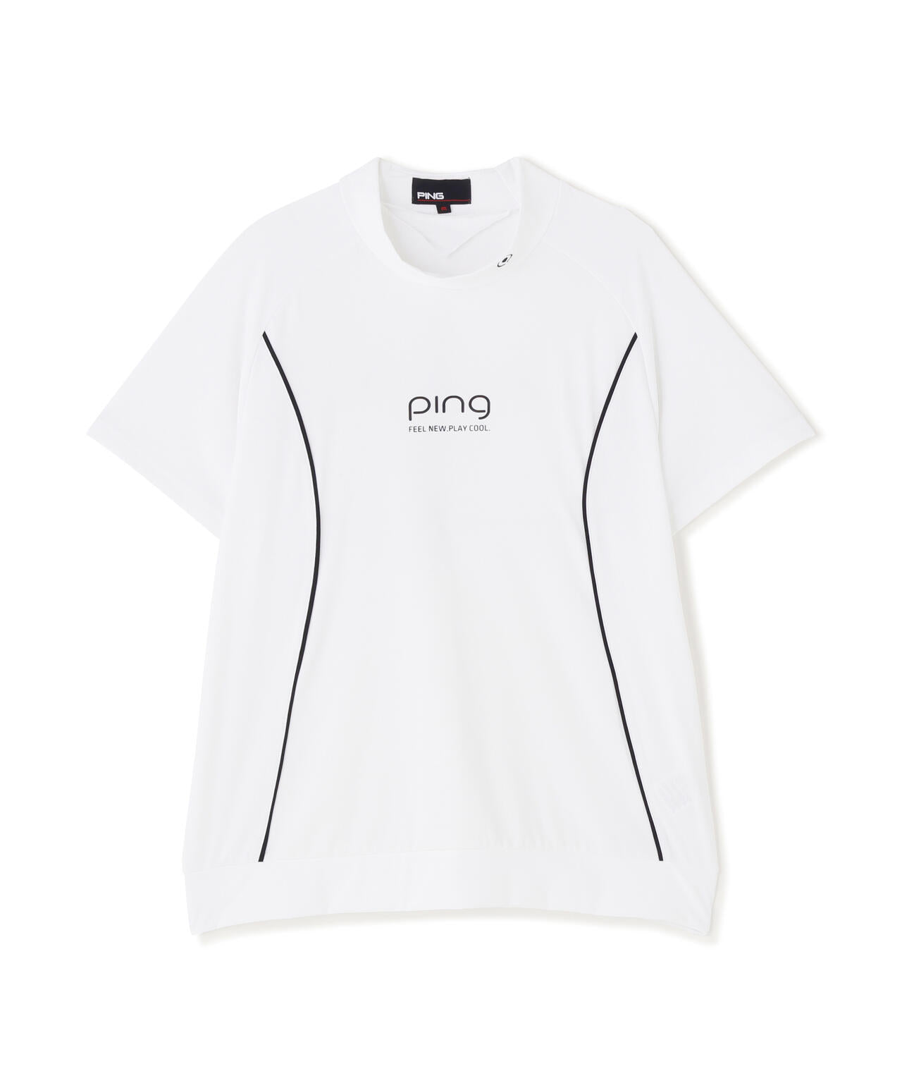 【PING APPAREL】リラックス半袖ハイネックシャツ (LADIES)