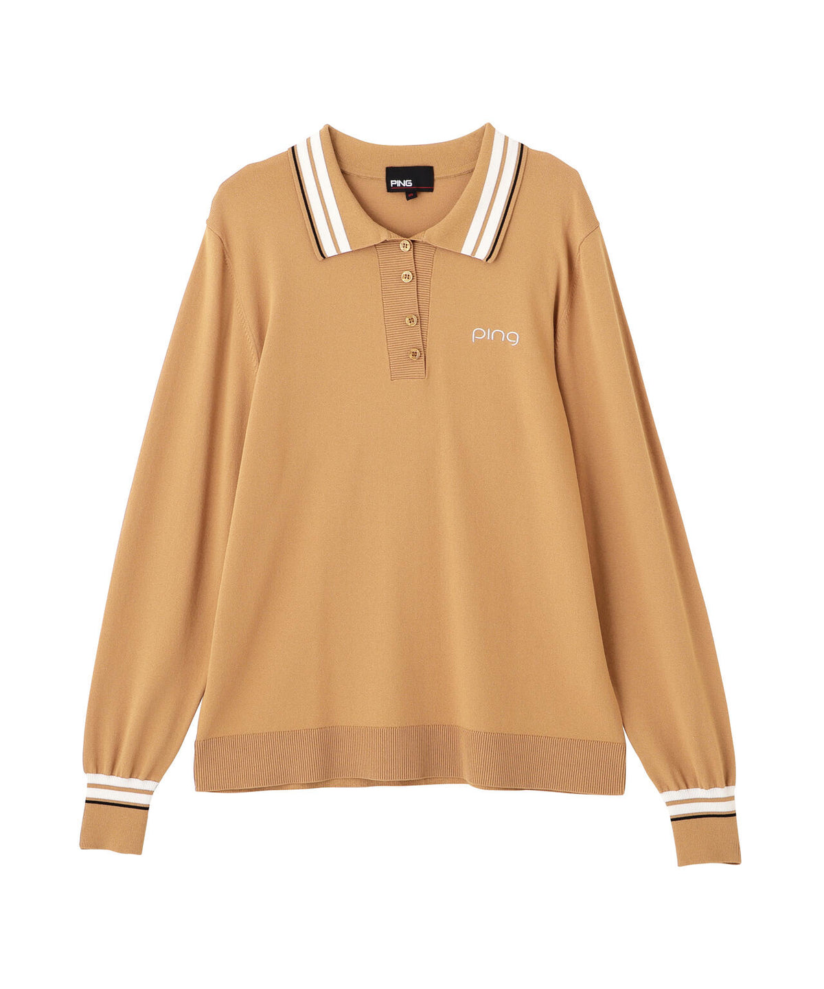 【PING APPAREL】スキッパーニットプルオーバー (LADIES)