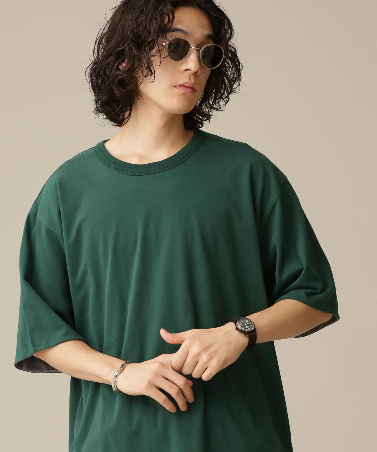 LB.03/リバーシブルクルーネックTシャツ