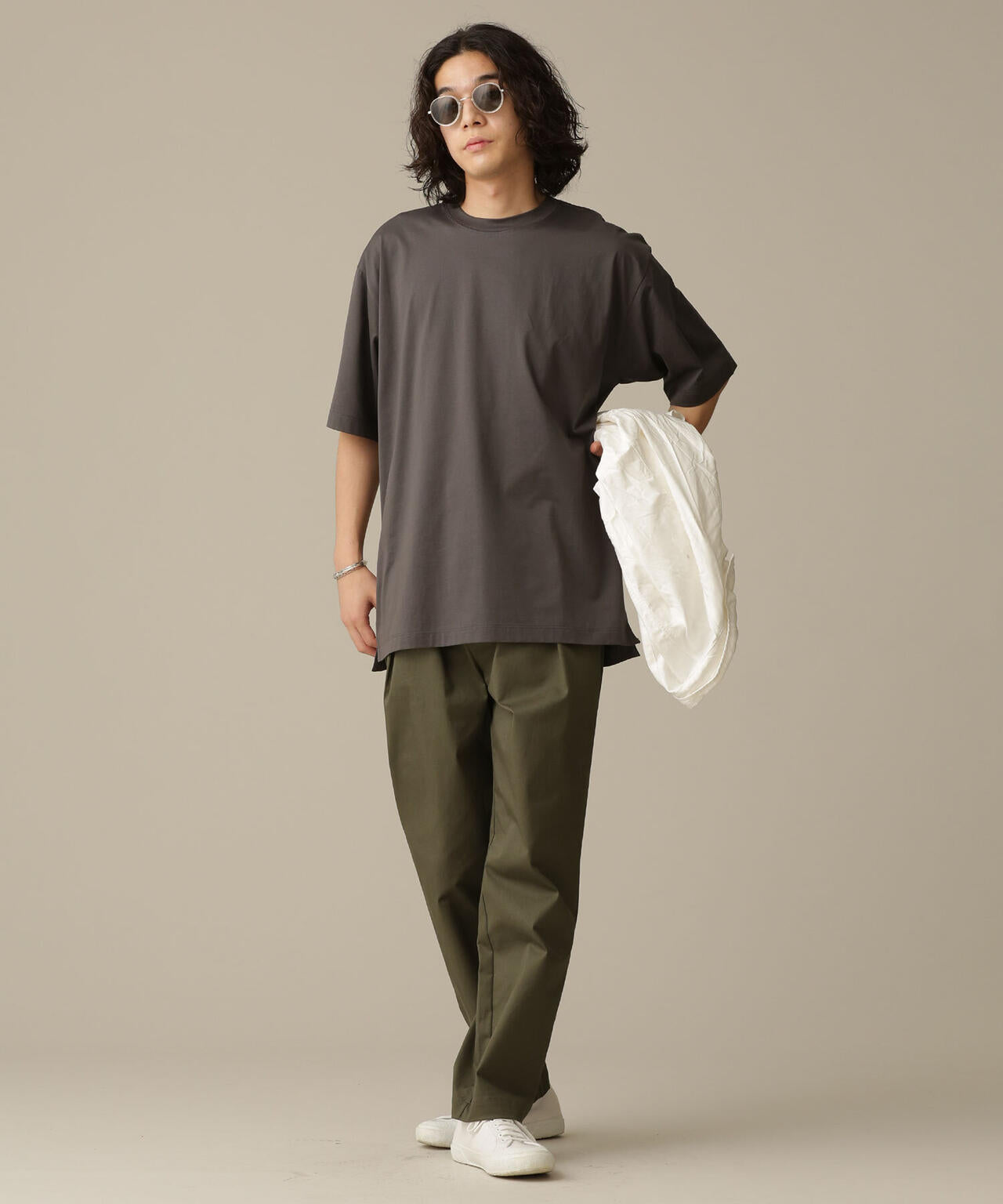 LB.03/超長綿シルケットクルーネックTシャツ