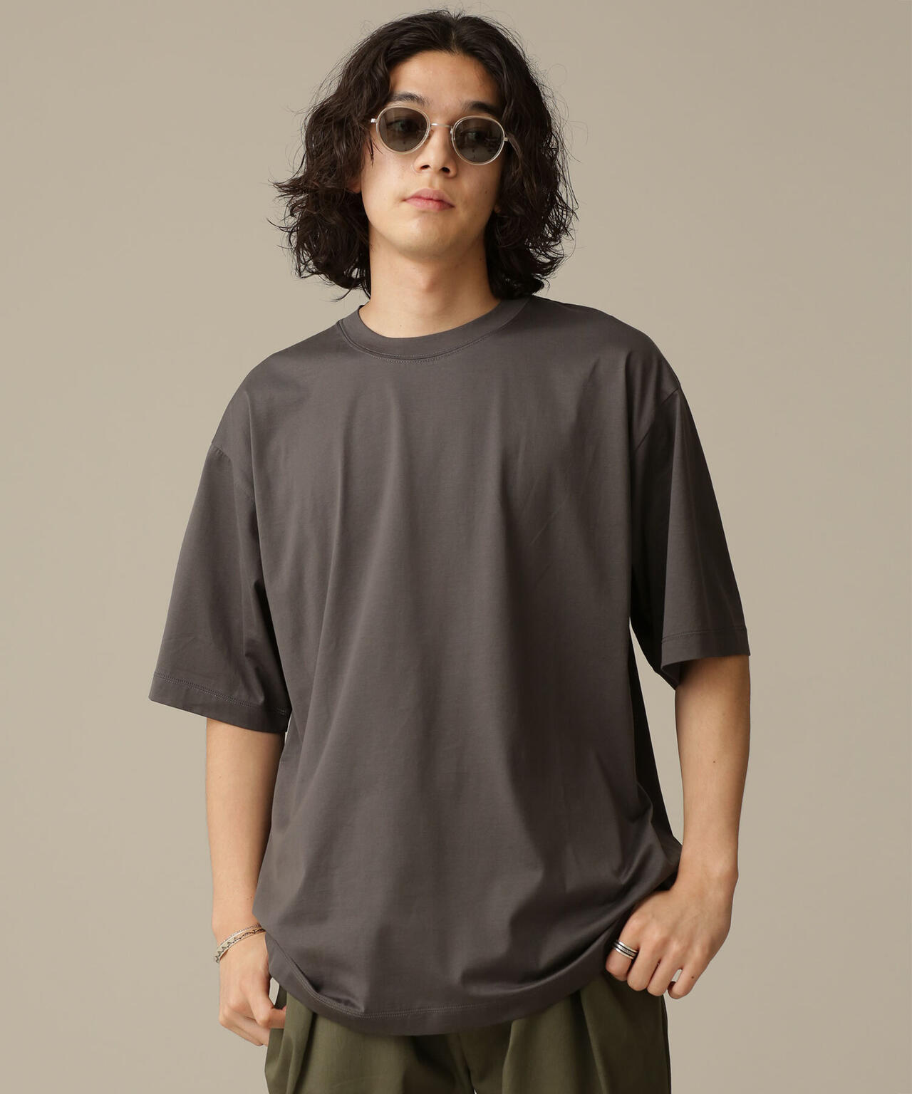 LB.03/超長綿シルケットクルーネックTシャツ